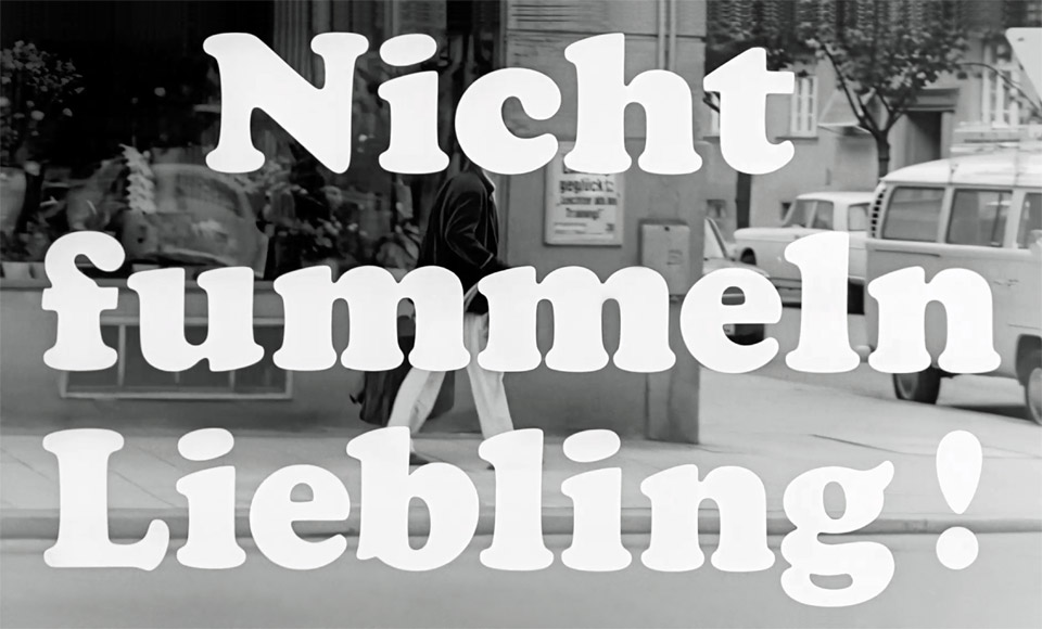 Titelbild vom Trailer zum Kino-Film „Nicht fummeln Liebling !"